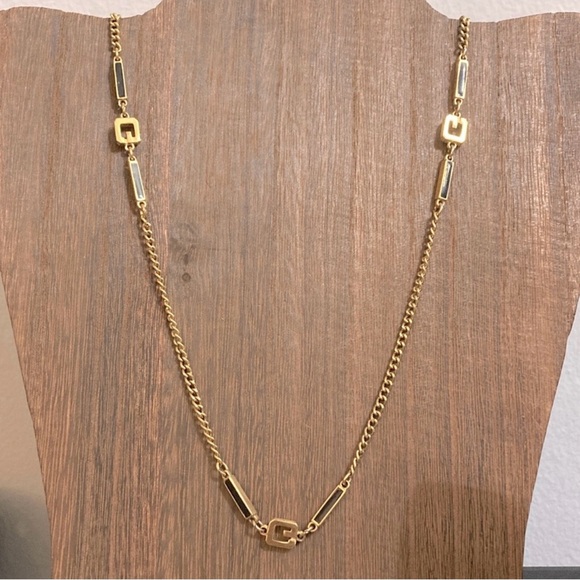 Givenchy Chic Gold-Tone Double Chain Necklace - Picture 2 of 5